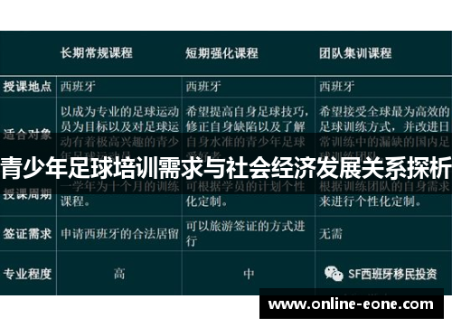 青少年足球培训需求与社会经济发展关系探析